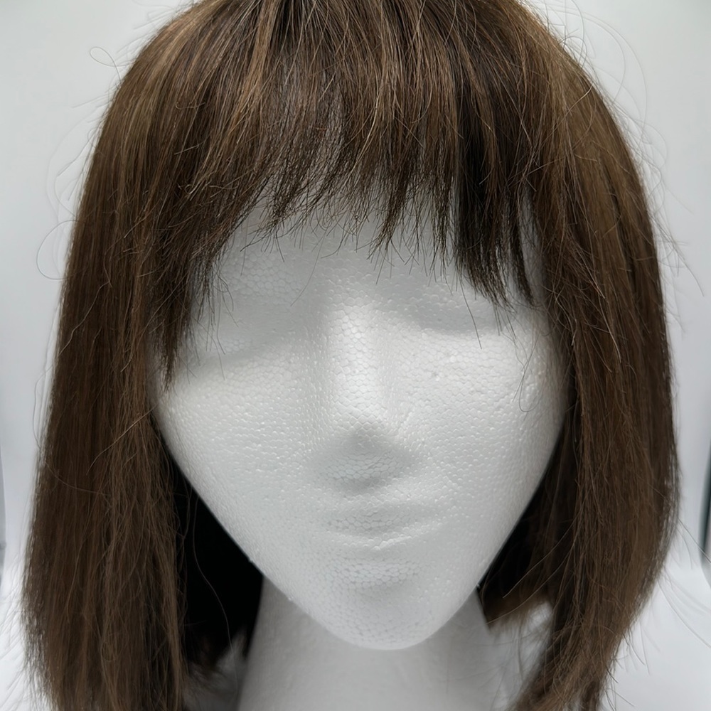 Envy 100% Kanekalon brown bob styled wig